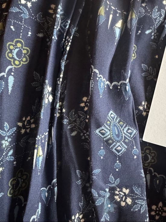 Hill House Women’s Navy Floral Print Maxi Skirt - Picture 5 of 7